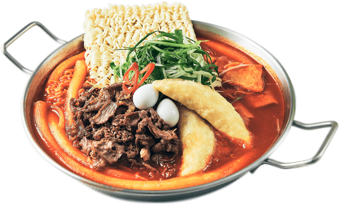 토핑 및 바삭튀김